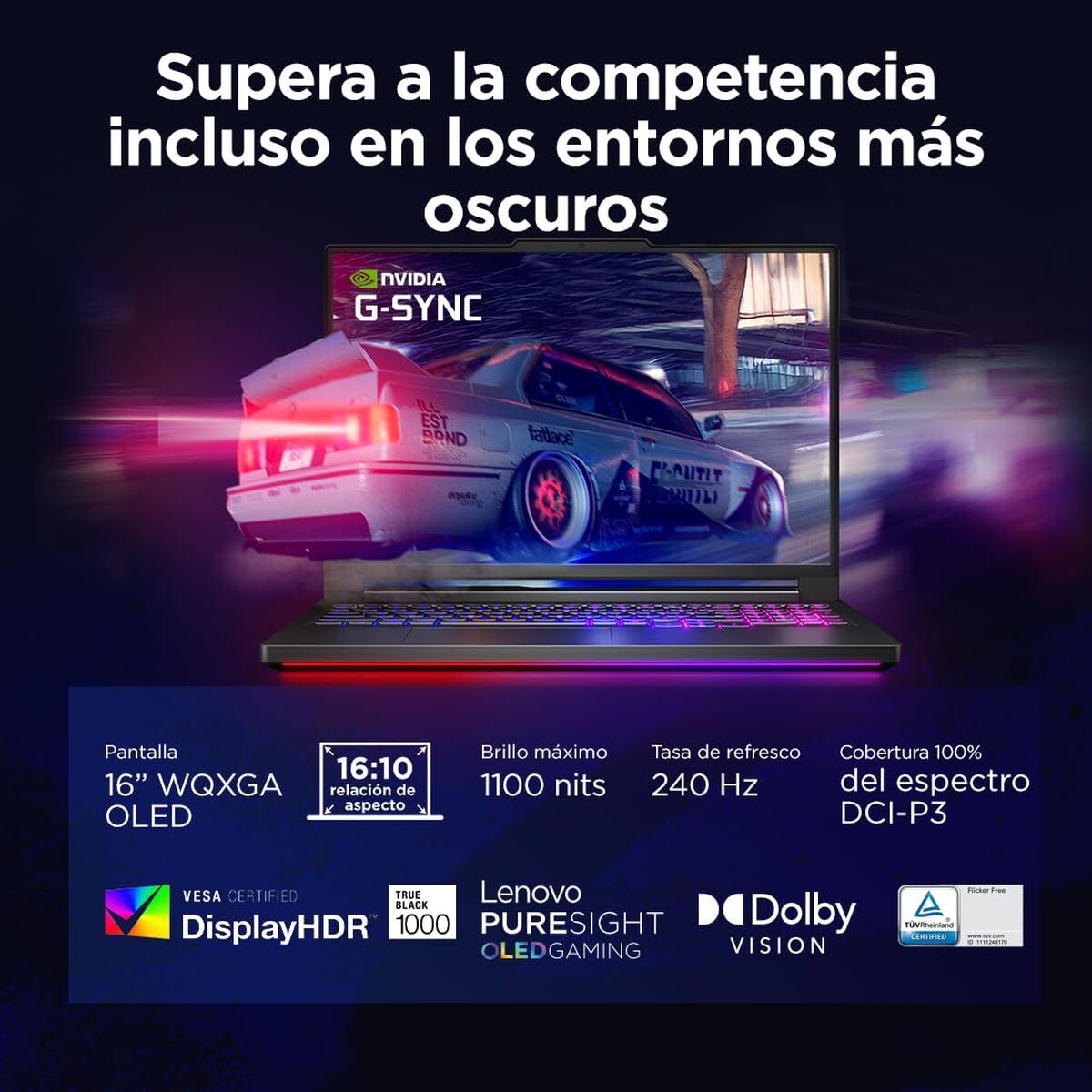 Laptop Lenovo 83F500C1SP 16" 64 GB RAM 2 TB SSD intel core ultra 9 275HX Spanish Qwerty-22