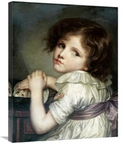 Global Gallery GCS-277804-30-142 30 in. Child with a Doll Art Print -