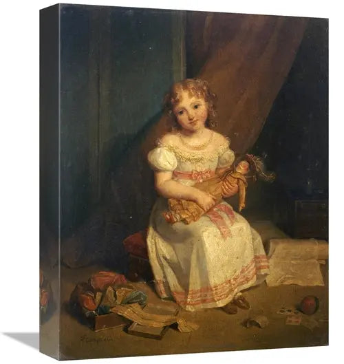 Global Gallery GCS-266346-16-142 16 in. Her Favourite Doll Art Print -