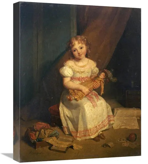 Global Gallery GCS-266346-22-142 22 in. Her Favourite Doll Art Print -