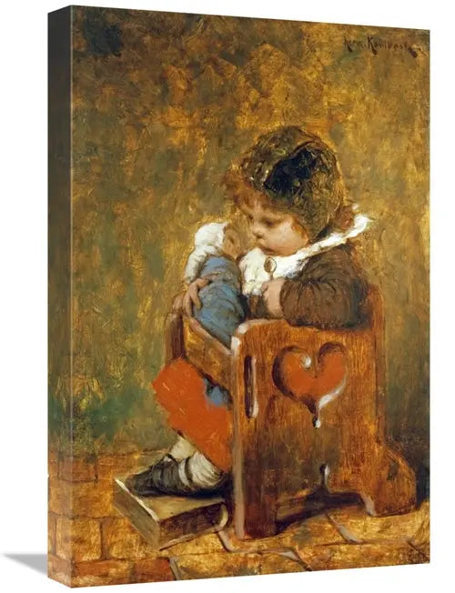 Global Gallery GCS-266657-22-142 22 in. The Favorite Doll Art Print -